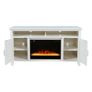 Jofran Urban Icon 2000-FP6032 Electric Fireplace Media Console - UI White IMAGE 3