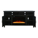 Jofran Urban Icon 2001-FP6032 Electric Fireplace Media Console - UI Black IMAGE 3