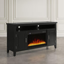 Jofran Urban Icon 2001-FP6032 Electric Fireplace Media Console - UI Black IMAGE 7