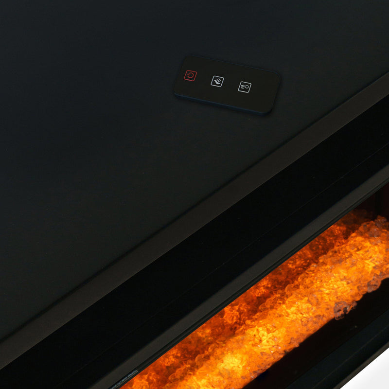 Jofran Urban Icon 2001-FP6032 Electric Fireplace Media Console - UI Black IMAGE 9