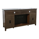 Jofran Urban Icon 2002-FP6032 Electric Fireplace Media Console - UI Merlot IMAGE 4