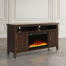 Jofran Urban Icon 2002-FP6032 Electric Fireplace Media Console - UI Merlot IMAGE 7