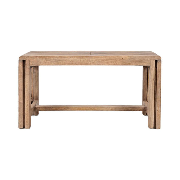 Jofran Bradford 1730-191B Extendable Bench - Bradford Natural IMAGE 1