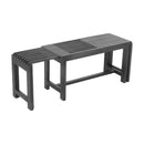 Jofran Bradford 1730-191G Extendable Bench - Bradford Grey IMAGE 4