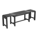 Jofran Bradford 1730-191G Extendable Bench - Bradford Grey IMAGE 5