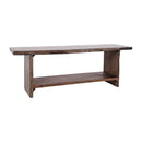 Jofran Cooper 1730-193LC Live Edge Storage Bench - Light Chestnut IMAGE 1