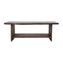 Jofran Cooper 1730-193LC Live Edge Storage Bench - Light Chestnut IMAGE 2