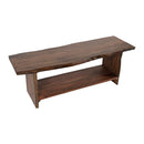 Jofran Cooper 1730-193LC Live Edge Storage Bench - Light Chestnut IMAGE 3