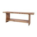 Jofran Cooper 1730-193N Live Edge Storage Bench - Natural IMAGE 1