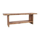 Jofran Cooper 1730-193N Live Edge Storage Bench - Natural IMAGE 2