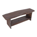 Jofran Cooper 1730-193S Live Edge Storage Bench - Slate IMAGE 3