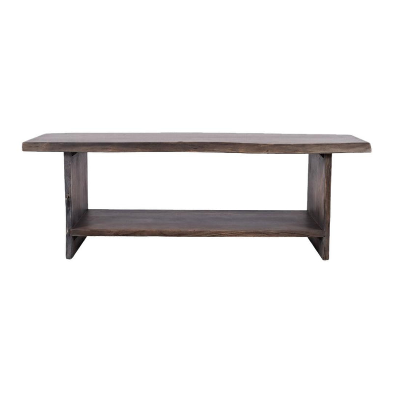 Jofran Cooper 1730-193S Live Edge Storage Bench - Slate IMAGE 4