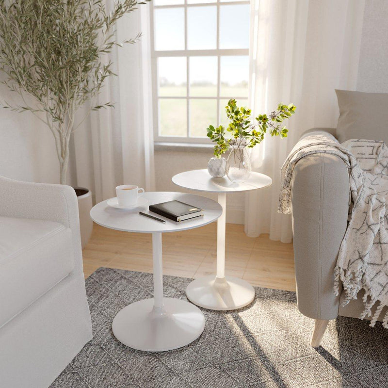 Jofran Camille Nesting Tables 1730-222WTWT IMAGE 6