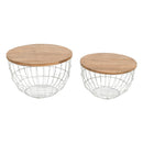 Jofran Rondo Nesting Tables 2330-3026WH IMAGE 1