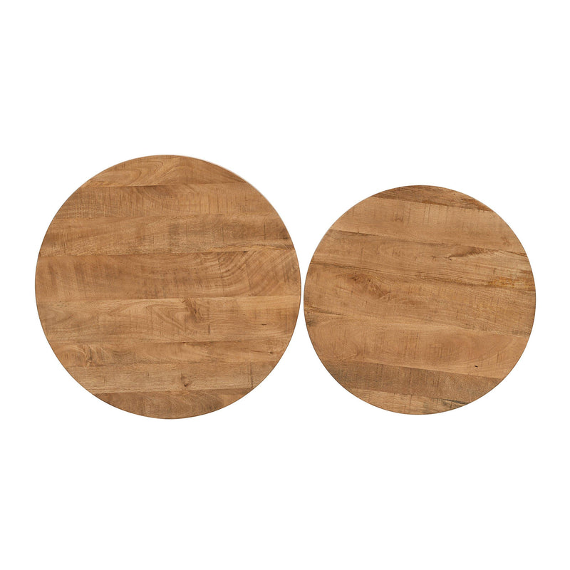 Jofran Rondo Nesting Tables 2330-3026WH IMAGE 4