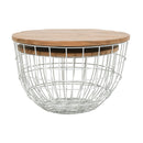 Jofran Rondo Nesting Tables 2330-3026WH IMAGE 5