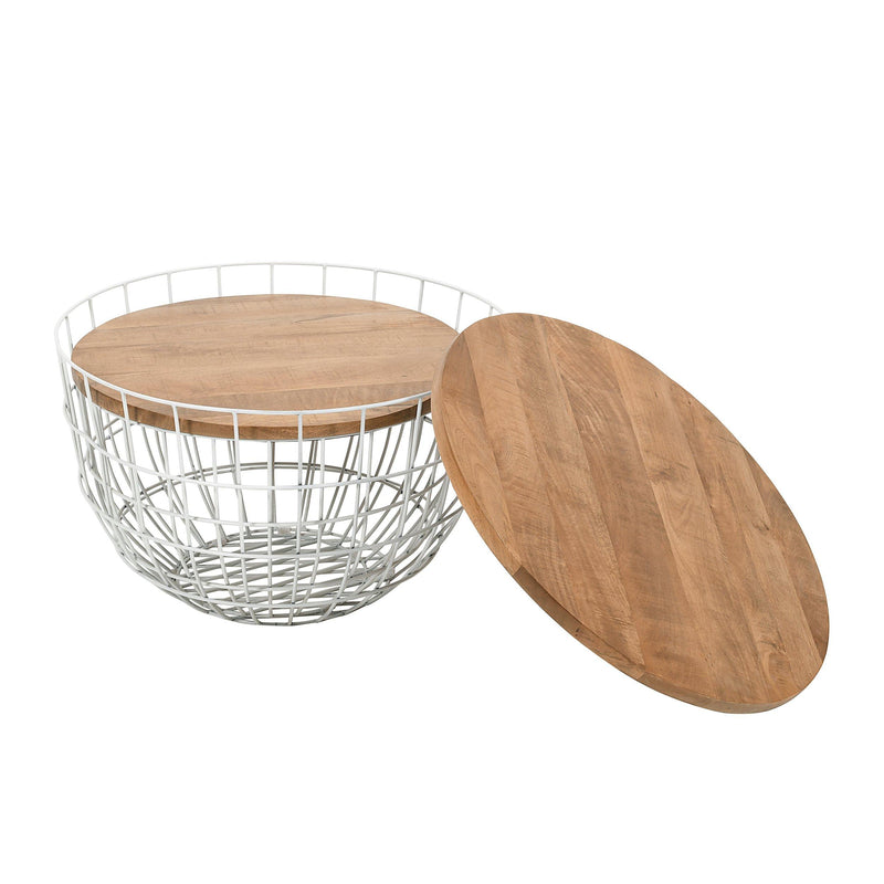 Jofran Rondo Nesting Tables 2330-3026WH IMAGE 6