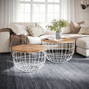 Jofran Rondo Nesting Tables 2330-3026WH IMAGE 8