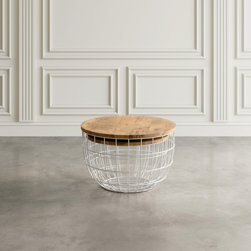 Jofran Rondo Nesting Tables 2330-3026WH IMAGE 9