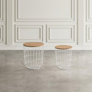 Jofran Rondo Nesting Tables 2330-1815WH IMAGE 11