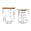 Jofran Rondo Nesting Tables 2330-1815WH IMAGE 1