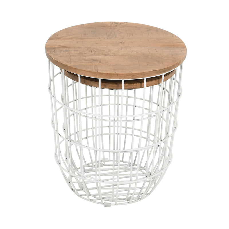 Jofran Rondo Nesting Tables 2330-1815WH IMAGE 5