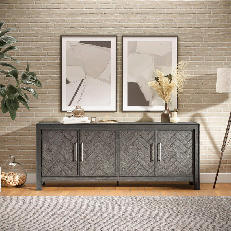 Jofran Gramercy 1356-79 Console - Gramercy Platium IMAGE 6