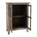 Jofran Rustic Shores 2125-32 2-Door High Cabinet - Grey Wash IMAGE 2