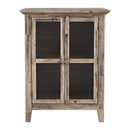 Jofran Rustic Shores 2125-32 2-Door High Cabinet - Grey Wash IMAGE 3