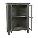 Jofran Rustic Shores 2130-32 2-Door High Cabinet - Stone IMAGE 2