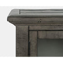 Jofran Rustic Shores 2130-32 2-Door High Cabinet - Stone IMAGE 7