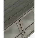 Jofran Rustic Shores 2130-32 2-Door High Cabinet - Stone IMAGE 8