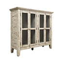 Jofran Rustic Shores 1610-48 4-Door High Cabinet - Scrimshaw IMAGE 1