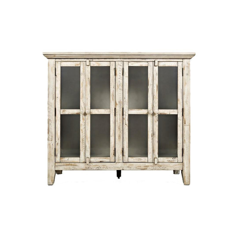 Jofran Rustic Shores 1610-48 4-Door High Cabinet - Scrimshaw IMAGE 2