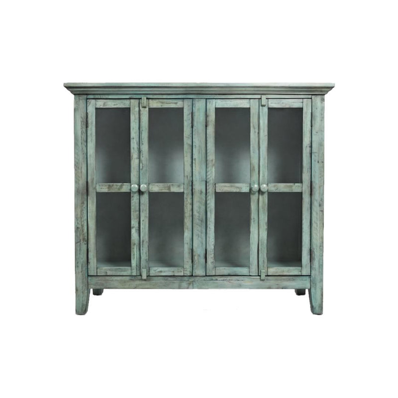 Jofran Rustic Shores 1615-48 4-Door High Cabinet - Surfside IMAGE 2