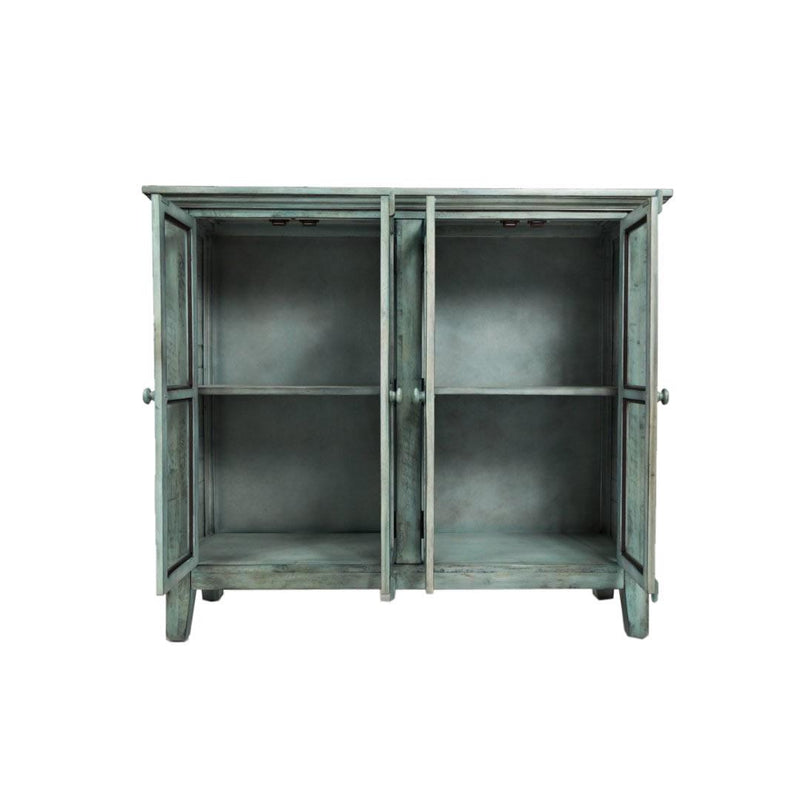 Jofran Rustic Shores 1615-48 4-Door High Cabinet - Surfside IMAGE 3