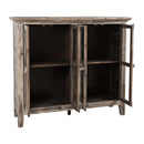 Jofran Rustic Shores 2125-48 4-Door High Cabinet - Grey Wash IMAGE 2