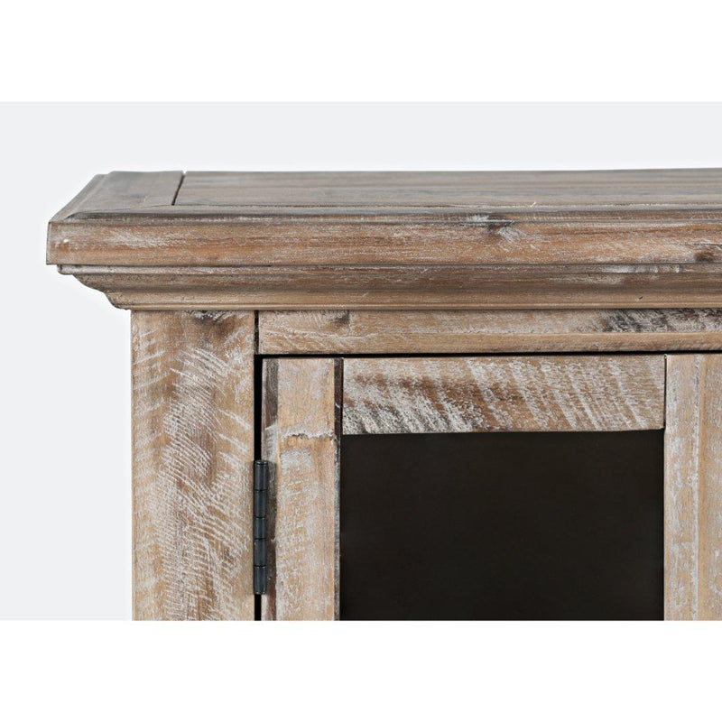 Jofran Rustic Shores 2125-48 4-Door High Cabinet - Grey Wash IMAGE 7