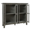 Jofran Rustic Shores 2130-48 4-Door High Cabinet - Stone IMAGE 2