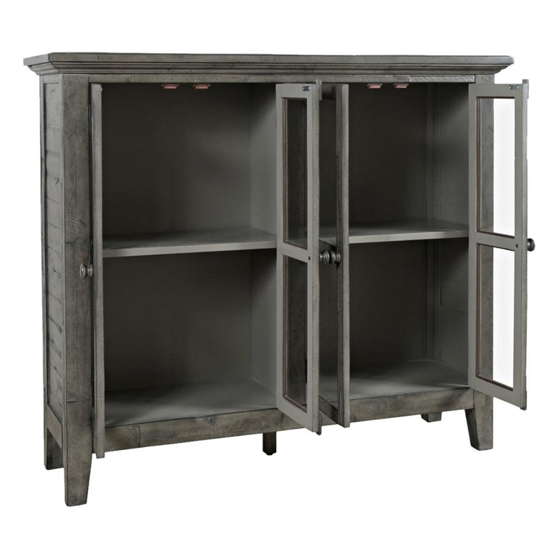 Jofran Rustic Shores 2130-48 4-Door High Cabinet - Stone IMAGE 2