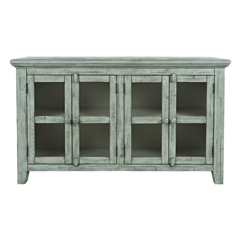 Jofran Rustic Shores 1615-5432 4-Door Low Cabinet - Surfside IMAGE 3