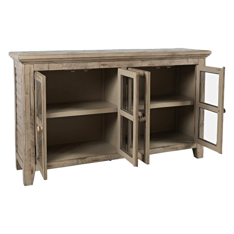 Jofran Rustic Shores 1620-5432 4-Door Low Cabinet - Watch Hill IMAGE 2