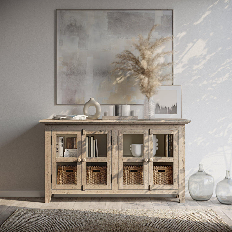 Jofran Rustic Shores 1620-5432 4-Door Low Cabinet - Watch Hill IMAGE 6