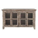 Jofran Rustic Shores 2125-5432 4-Door Low Cabinet - Grey Wash IMAGE 3