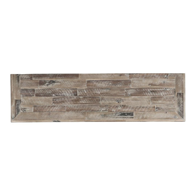 Jofran Rustic Shores 2125-5432 4-Door Low Cabinet - Grey Wash IMAGE 6