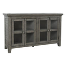 Jofran Rustic Shores 2130-5432 4-Door Low Cabinet - Stone IMAGE 1