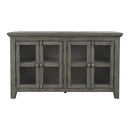 Jofran Rustic Shores 2130-5432 4-Door Low Cabinet - Stone IMAGE 3