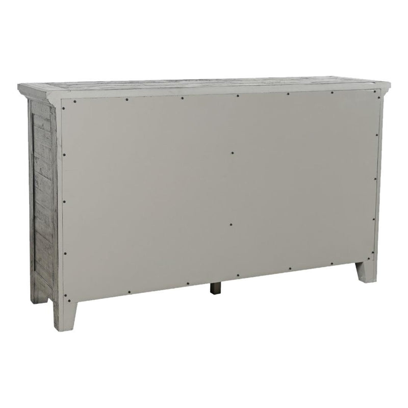 Jofran Rustic Shores 2130-5432 4-Door Low Cabinet - Stone IMAGE 5