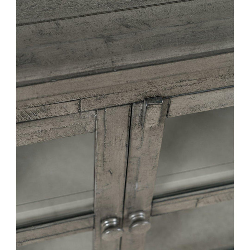 Jofran Rustic Shores 2130-5432 4-Door Low Cabinet - Stone IMAGE 8