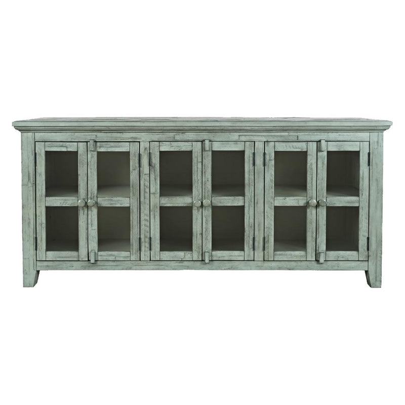 Jofran Rustic Shores 1615-7032 6-Door Low Accent Cabinet - Surfside IMAGE 3